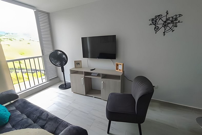 GURUS FR | Elegante Apartamento en parque acuático Dosquebra